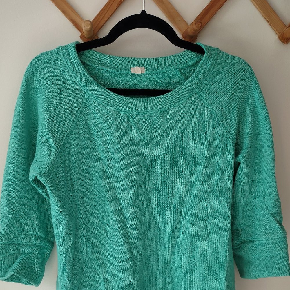 J Crew Turquoise Sweatshirt